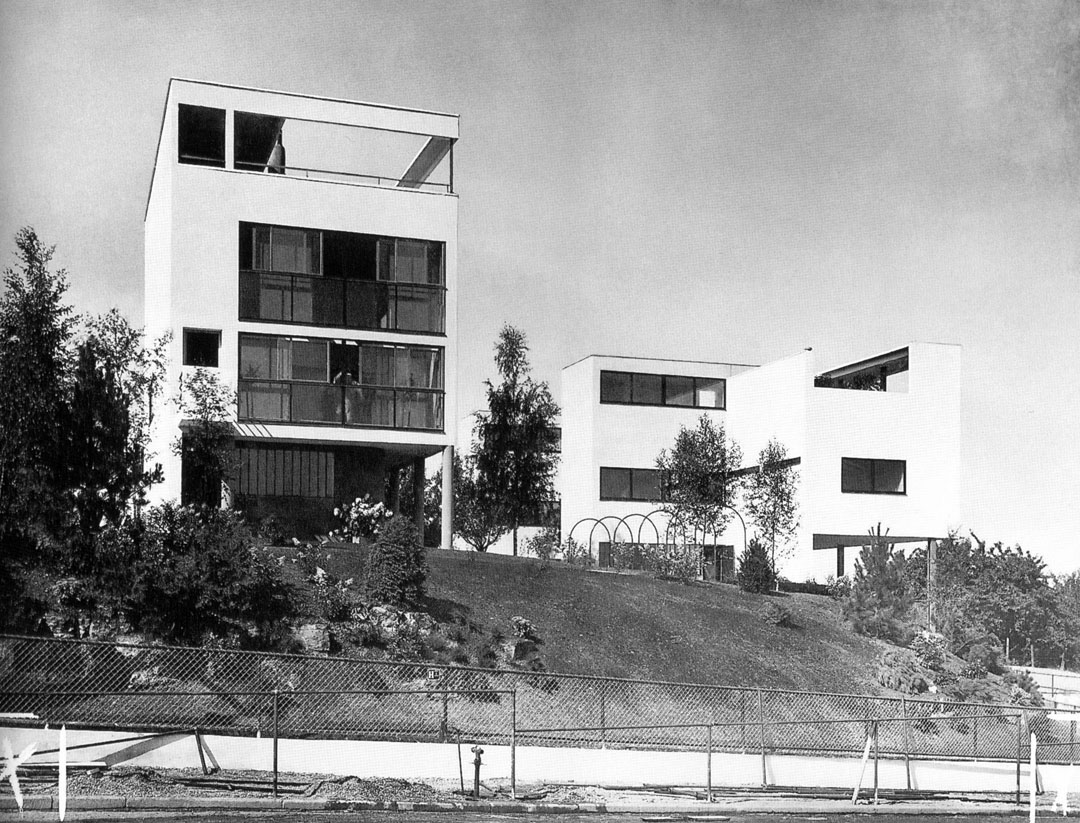 Ле Корбюзье жилой дом в посёлке Вейссенгоф Штутгарт Германия 1927