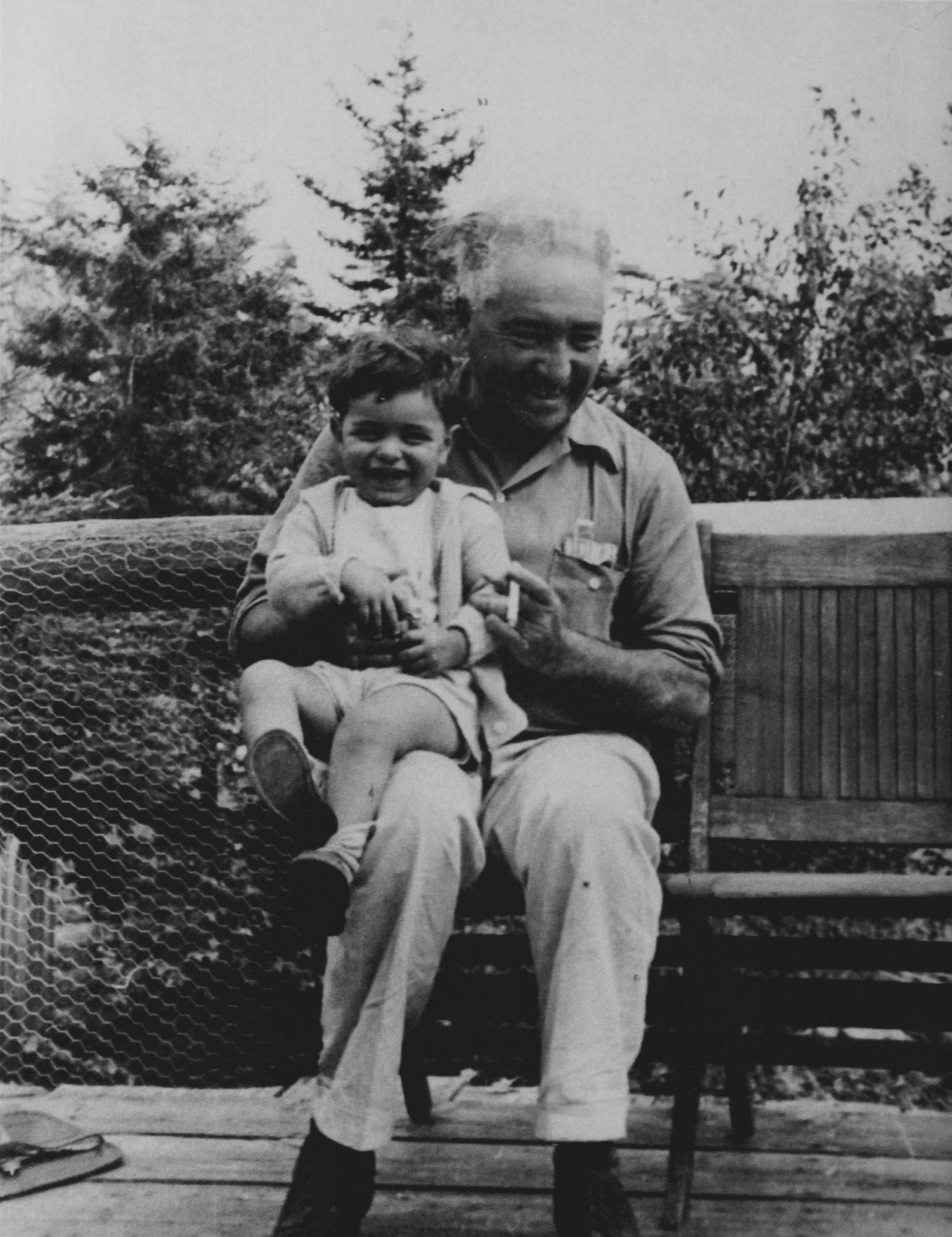 wilhelm-reich-with-his-son-peter-maine-1947 | The Charnel-House