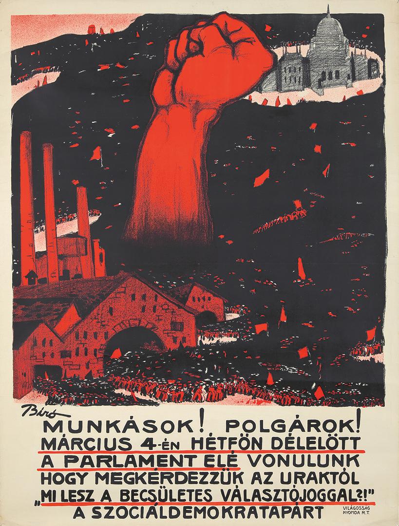 Mihály Biró Munkások! Polgarok! (“Workers! Citizens!”). 1912. | The ...